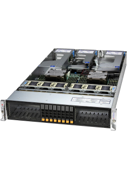 Платформа для сервера/ Supermicro Server AS-2126HS-TN 2U (2x AMD EPYC 9004/9005 / 24x DDR5 RDIMM / 16x Hs 2.5