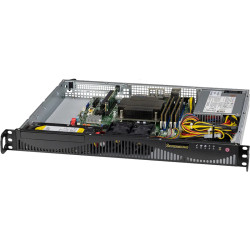 Серверная платформа/ Supermicro SERVER SYS-SYS-510T-ML( X12STL-F, CSE-512F-350B1)(mini-1U, LGA1200, E-2300, C256, 1 Fixed* 3.5