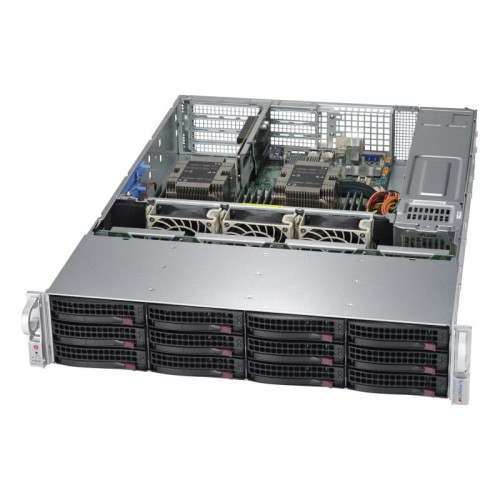 Серверная платформа/ Supermicro SERVER SYS-6029P-WTRT ( X11DDW-NT, CSE-826BAC4-R920WB) (LGA 3647, 12xDDR4 Up to 1.5TB ECC 3DS LRDIMM, 12x3.5