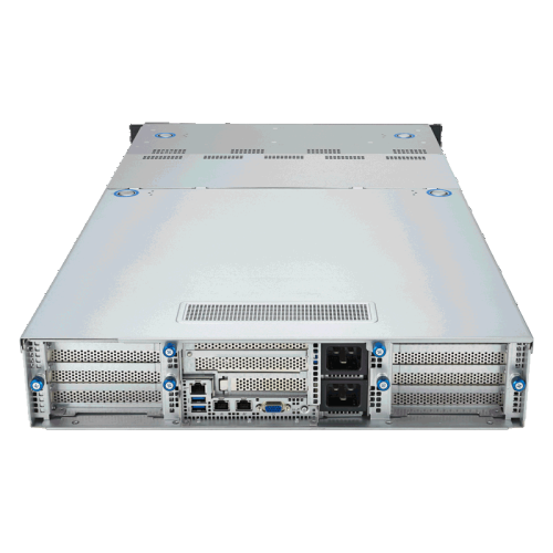 Серверная платформа/ ASUS ESC4000A-E12-SKU1, 2U GPU, 1 x SP5 LGA6096 EPYC 9004 (400W), 12DIMM DDR5, 2 x 2.5