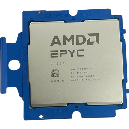 Центральный Процессор AMD EPYC 9275F 24 Cores, 48 Threads, 4.1/4.8GHz, 256MB, DDR5-6400, 2S, 320/400W OEM
