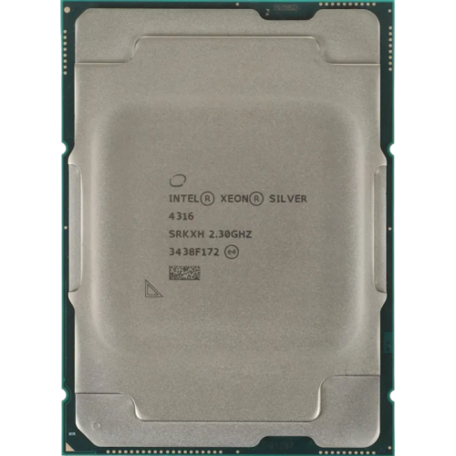 Процессор/ CPU LGA4189 Intel Xeon Silver 4316 (Ice Lake, 20C/40T, 2.3/3.4GHz, 30MB, 150W) OEM  (clean pulled)