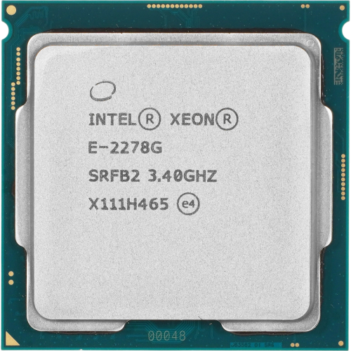Процессор/ APU LGA1151-v2 Intel Xeon E-2278G (Coffee Lake, 8C/16T,3.4/5GHz, 16MB, 80W, UHD Graphics P630) OEM