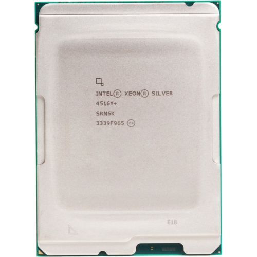 Центральный Процессор Intel XeonSilver 4516Y+ 24 Cores, 48 Threads, 2.2/3.7GHz, 45M, DDR5-4400, 2S, 185W OEM