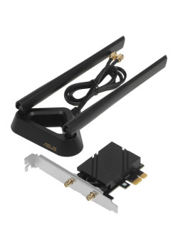 Сетевой адаптер Wi-Fi + Bluetooth Asus PCE-BE92BT BE9400 PCI Express (ант.внеш.несъем.) 2ант.