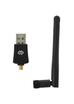 Сетевой адаптер Wi-Fi Digma DWA-N300E N300 USB 2.0 (ант.внеш.съем) 1ант.