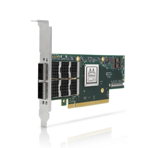 Адаптер Infiniband/ ConnectX®-6 VPI adapter card, 100Gb/s (HDR100, EDR IB and 100GbE), dual-port QSFP56, PCIe3.0/4.0 x16, tall bracket