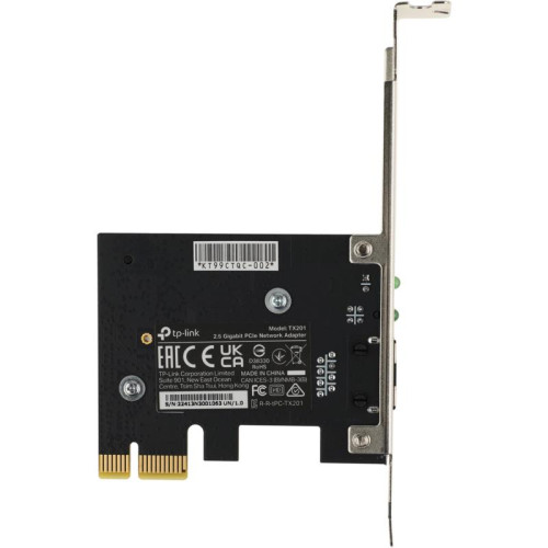 Сетевой адаптер 2.5G Ethernet TP-Link TX201 PCI Express