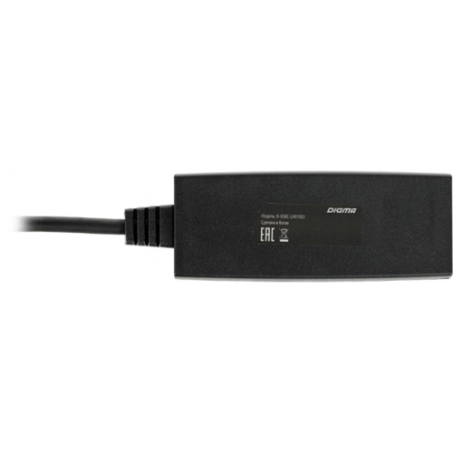 Сетевой адаптер Gigabit Ethernet Digma D-USBC-LAN1000 USB Type-C Сетевой адаптер Gigabit Ethernet Digma D-USBC-LAN1000 USB Type-C