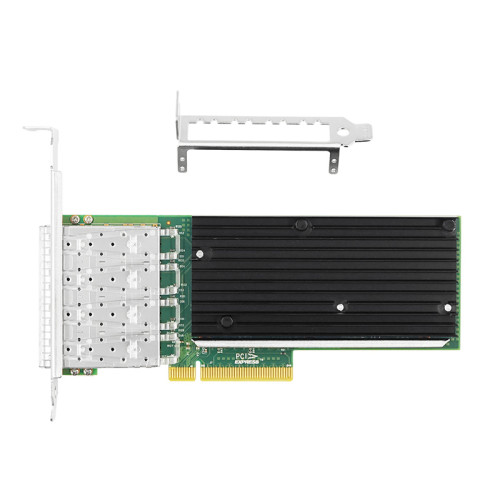 Сетевая карта/ PCIe x8 10G Quad Port Fiber Server Network Card