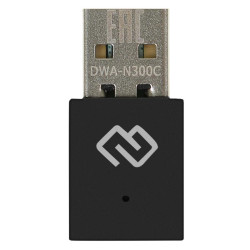 Сетевой адаптер Wi-Fi Digma DWA-N300C N300 USB 2.0 (ант.внутр.) 1ант.