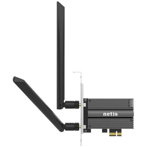 Сетевой адаптер Wi-Fi + Bluetooth Netis F1 AX3000 PCI Express (ант.внеш.съем) 2ант.