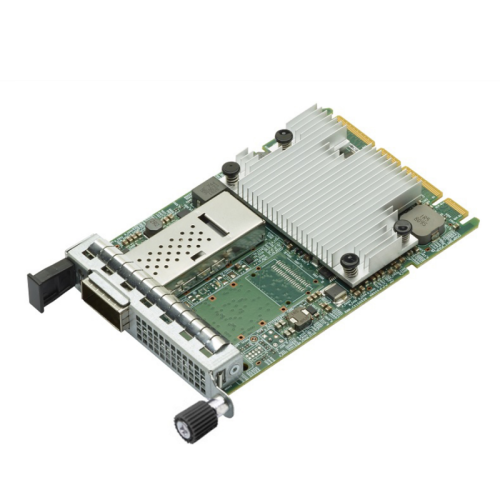 Серверный сетевой адаптер/ Single-Port 100 Gb/s QSFP56 Ethernet PCI Express 4.0 x16 OCP 3.0 SFF Network Adapter