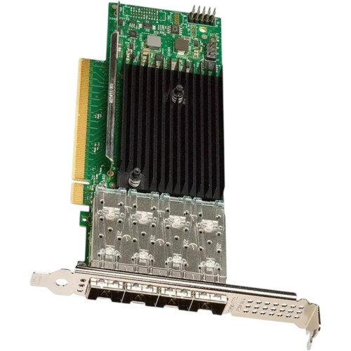 Сетевая карта/ Intel® Ethernet Network Adapter E810-XXVDA4, 4xSFP28 ports, 25GbE, PCI-E x16 gen3/gen4, iWARP/RoCEv2, IEEE 1588 PTP, ADQ, iSCSI, NFS, VMDq. PCI-SIG* SR-IOV Capable