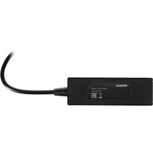 Сетевой адаптер Fast Ethernet Digma D-USBC-LAN100 USB Type-C