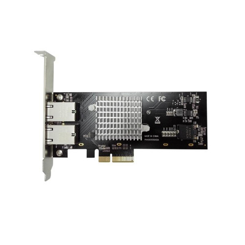 Сетевая карта/ 10G Dual Port RJ45 PCIe Ethernet Adapter with Intel X550-AT2 Chipset