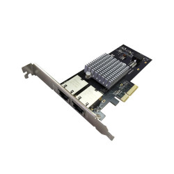 Сетевая карта/ 10G Dual Port RJ45 PCIe Ethernet Adapter with Intel X550-AT2 Chipset