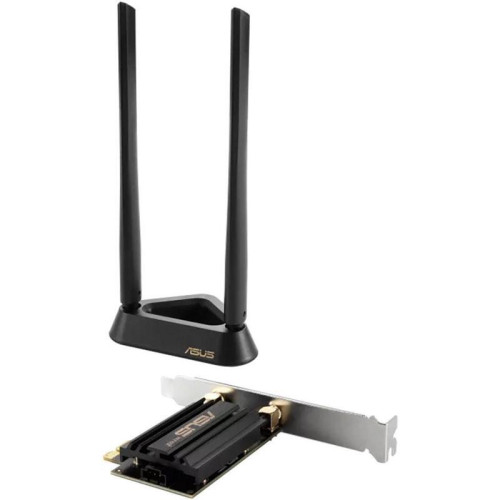 Сетевой адаптер Wi-Fi + Bluetooth Asus PCE-AXE59BT AXE5400 PCI Express x1 2ант.