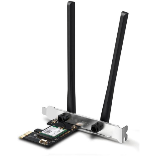 Сетевой адаптер Wi-Fi + Bluetooth Mercusys MA80XE AX3000 PCI Express (ант.внеш.несъем.) 2ант.