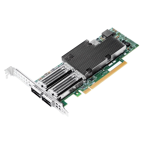 BCM57508 NIC Dual-port QSFP56, 100 Gb/s, PCI-E 4.0 x16