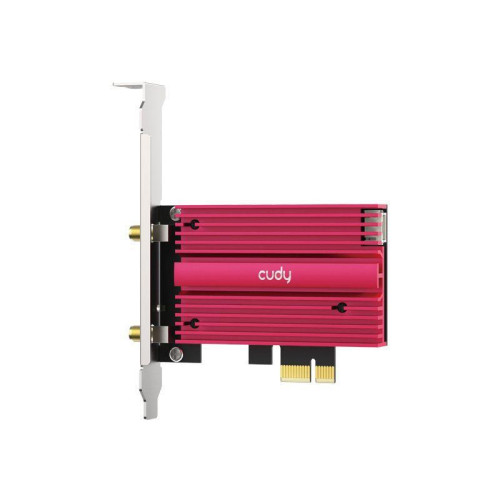 Сетевой адаптер Wi-Fi + Bluetooth Cudy WE4000 АХ5400 PCI Express (ант.внеш.съем) 1ант.