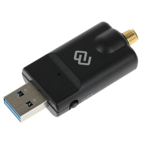 Сетевой адаптер Wi-Fi + Bluetooth Digma DWA-BT5-AC1300E AC1300 USB 3.0 (ант.внеш.съем) 1ант.