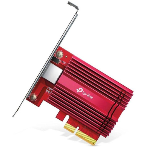 Сетевой адаптер/ 10 Gigabit PCI-E network adapter, 1 PCI Express 3.0 X4 interface, 1 100/1000/10000Mbps Ethernet port, come with Low-Profile and Full-Height Brackets