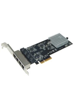 Сетевая карта/ 2.5G Quad Port RJ45 Ethernet Adapter support WOL with Intel I225-V chipset