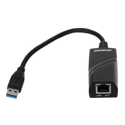 Сетевой адаптер Gigabit Ethernet Digma D-USB3-LAN1000 USB 3.0