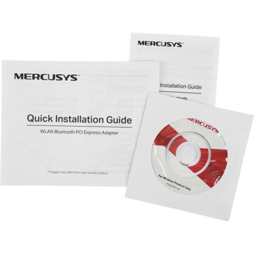 Сетевой адаптер Wi-Fi + Bluetooth Mercusys MA86XE AXE5400 PCI Express (ант.внеш.несъем.) 2ант.