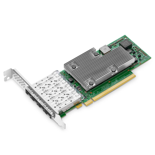 Broadcom BCM957504-P425G Quad-Port 25 Gb/s SFP28 Ethernet PCI Express 4.0 x16 Network Interface Card