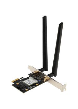 Сетевой адаптер Wi-Fi + Bluetooth Asus PCE-AXE5400 AXE5400 PCI Express x1 (ант.внеш.съем) 2ант.