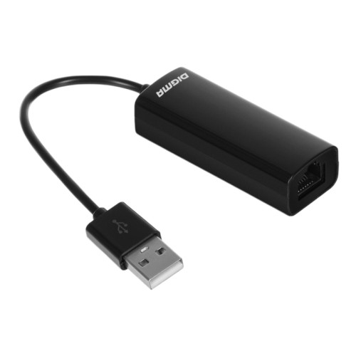Сетевой адаптер Fast Ethernet Digma D-USB2-LAN100 USB 2.0