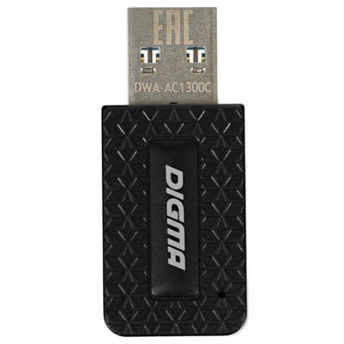 Сетевой адаптер Wi-Fi Digma DWA-AC1300C AC1300 USB 3.0 (ант.внутр.) 1ант.