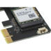 Сетевой адаптер Wi-Fi + Bluetooth Mercusys MA70XE AX1800 PCI Express (ант.внеш.несъем.) 2ант. Сетевой адаптер Wi-Fi + Bluetooth Mercusys MA70XE AX1800 PCI Express (ант.внеш.несъем.) 2ант.