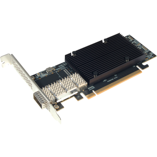 Сетевая карта/ N-1210 Broadcom PCIe 1-Port 200G QSFP56 Network Adapter, BCM57508, 1x 200/100/50/40/25/10GbE QSFP56 Port, PCIe 4.0 x16