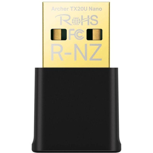 Сетевой адаптер Wi-Fi TP-Link Archer TX20U Nano AX1800 USB 2.0 (ант.внутр.) 2ант.