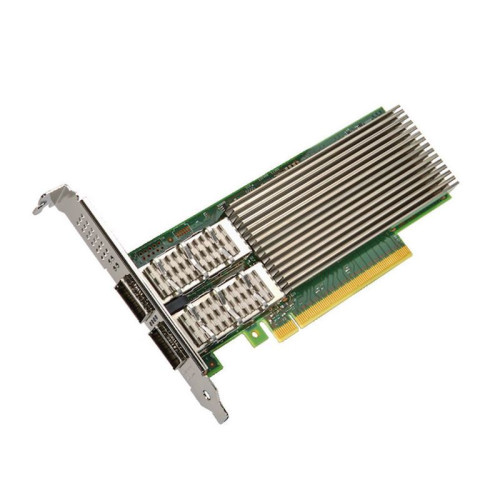 Сетевая карта/ Intel® Ethernet Network Adapter E810-CQDA2, 2xQSFP28 ports, 100GbE, PCI-E x16 gen3/gen4, iWARP/RoCEv2, IEEE 1588 PTP, ADQ, iSCSI, NFS, VMDq. PCI-SIG* SR-IOV Capable