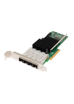 Сетевая карта/ Intel® Ethernet Converged Network Adapter X710-DA4 4x SFP+ port 10GbE/1GbE PCI-E x8 (v3), VMDq, PCI-SIG SR-IOV Capable, iSCSI, NFS