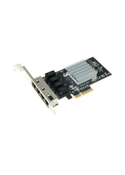 Сетевая карта/ 1G Quad Port RJ45 PCIE Ethernet Adapter with Broadcom BCM5719 chipset