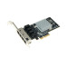 Сетевая карта/ 1G Quad Port RJ45 PCIE Ethernet Adapter with Broadcom BCM5719 chipset