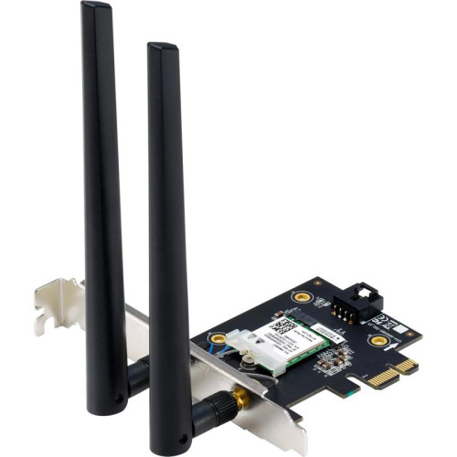 Сетевой адаптер Wi-Fi + Bluetooth Asus PCE-BE6500 BE6500 PCI Express (ант.внеш.съем) 2ант.