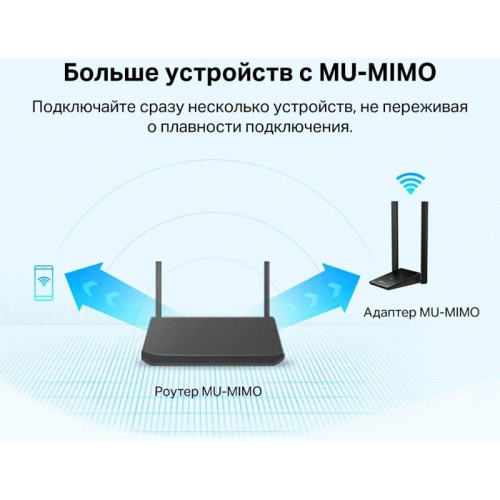 Сетевой адаптер Wi-Fi TP-Link Archer TX20U Plus AX1800 USB 3.0 (ант.внеш.несъем.) 2ант.