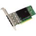 Сетевая карта/ Intel® Ethernet Network Adapter E810-XXVDA4, 4xSFP28 ports, 25GbE, PCI-E x16 gen3/gen4, iWARP/RoCEv2, IEEE 1588 PTP, ADQ, iSCSI, NFS, VMDq. PCI-SIG* SR-IOV Capable