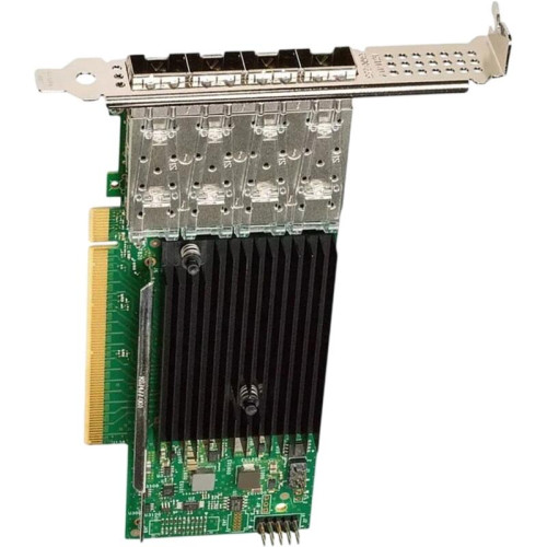 Сетевая карта/ Intel® Ethernet Network Adapter E810-XXVDA4, 4xSFP28 ports, 25GbE, PCI-E x16 gen3/gen4, iWARP/RoCEv2, IEEE 1588 PTP, ADQ, iSCSI, NFS, VMDq. PCI-SIG* SR-IOV Capable