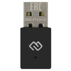 Сетевой адаптер Wi-Fi + Bluetooth Digma DWA-BT4-N150 N150 USB 2.0 (ант.внутр.) 1ант.