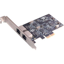 Сетевая карта/ Intel I225-V, PCIe x2, 2-Port 2.5G 4-Speed Network (10/100/1000/2500 Mbps) adapter