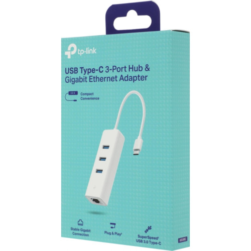 Сетевой адаптер Gigabit Ethernet TP-Link UE330C USB Type-C