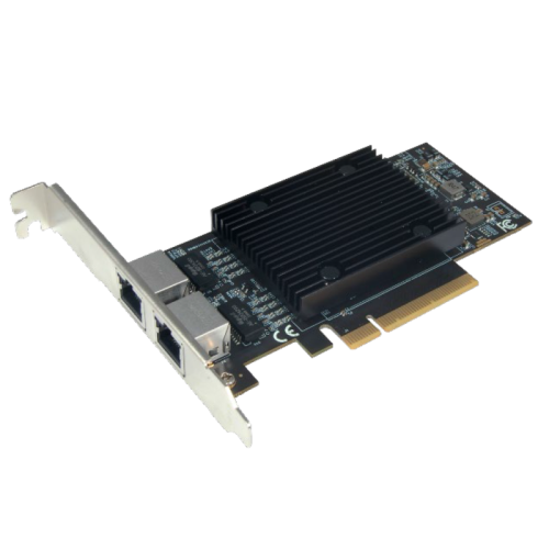 Сетевая карта/ 10G Dual Port RJ45 PCIE Ethernet Adapter with Broadcom BCM57416 chipset