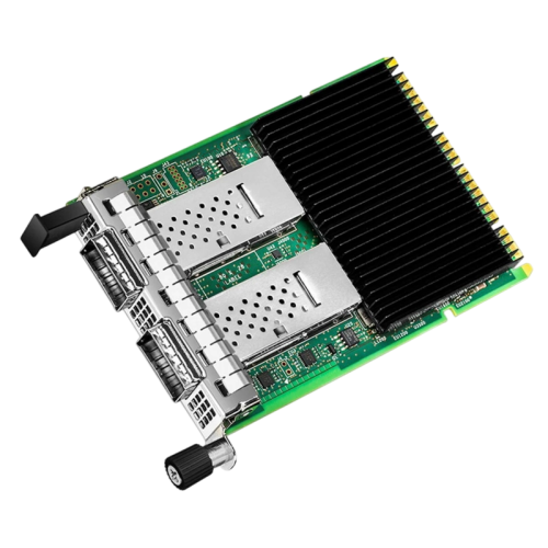 Сетевая карта/ NVIDIA ConnectX-7 OCP3.0 SFF Adapter Card, 200GbE (default mode) / NDR200 IB, Dual-port QSFP112, Multi-Host and Socket Direct capable, PCIe 5.0 x16, Crypto Disabled, Secure Boot Enabled, Thumbscrew (Pull Tab) Bracket